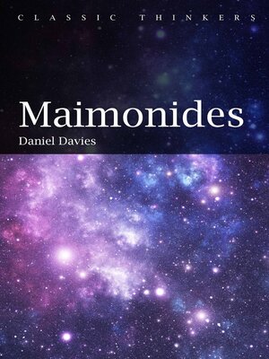 cover image of Maimonides